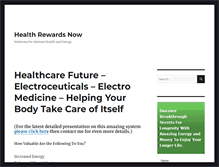Tablet Screenshot of healthrewardsnow.com